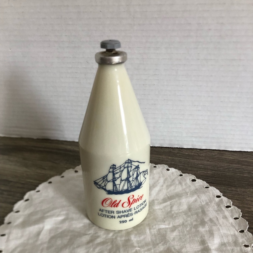 Vtg Old Spice After Shave Lotion Collectible Bottle